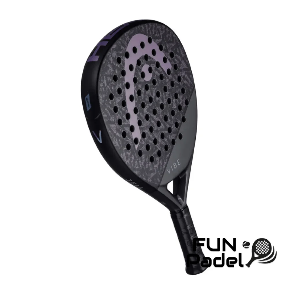 Head Vibe Black/Purple 2025 - Stylish and Balanced Padel Racket for Beginners - image 2