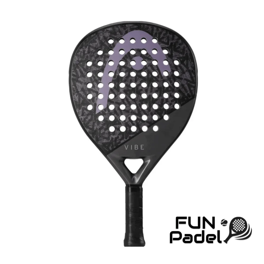 Head Vibe Black/Purple 2025 - Stylish and Balanced Padel Racket for Beginners - image 1