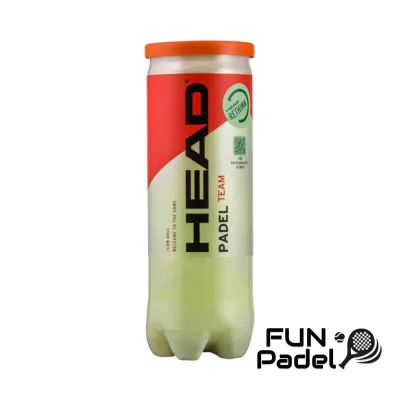 HEAD Padel Balls – 3-Pack (Standard Recreational Balls)