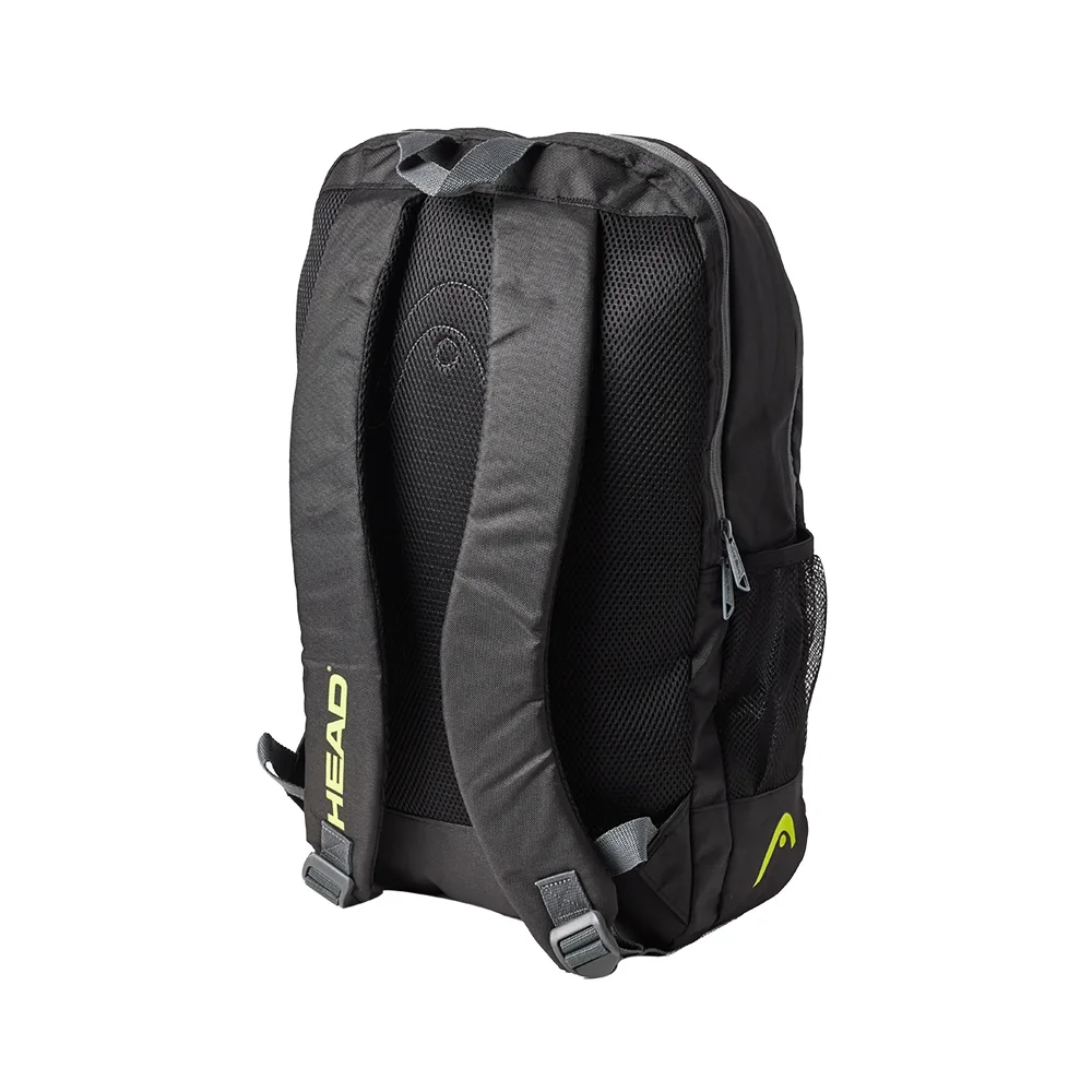 Mochila de padel Head Base 17L Black Yellow – leve e funcional com bolso para raquete - imagem 2