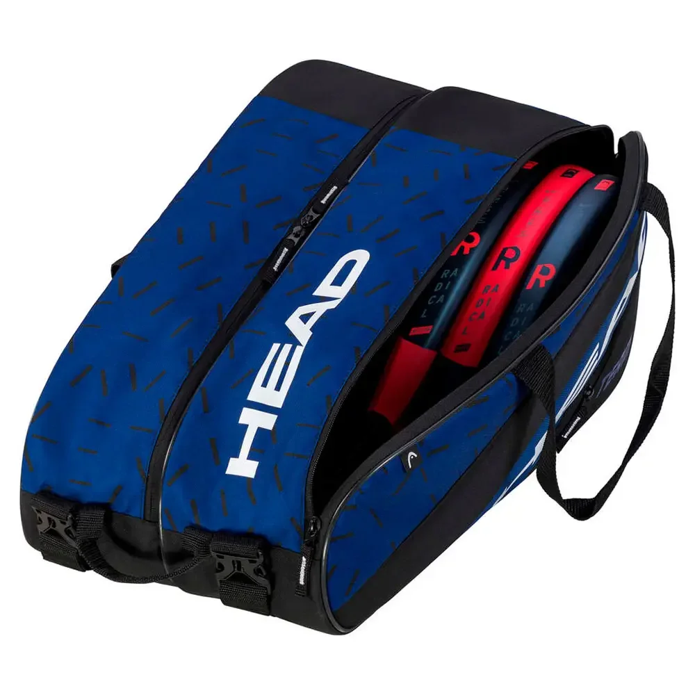 Bolsa de padel Head Team Padel Black Blue 2024 – elegante, espaçosa e ecológica com proteção térmica CCT+ - imagem 3