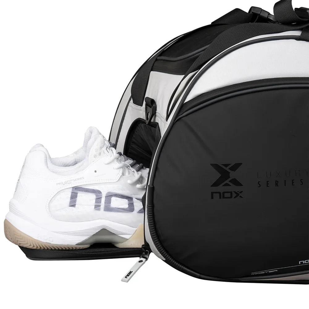 Nox Sports Bag Luxury Master Series Black White – saco desportivo premium com proteção térmica e design moderno - imagem 5