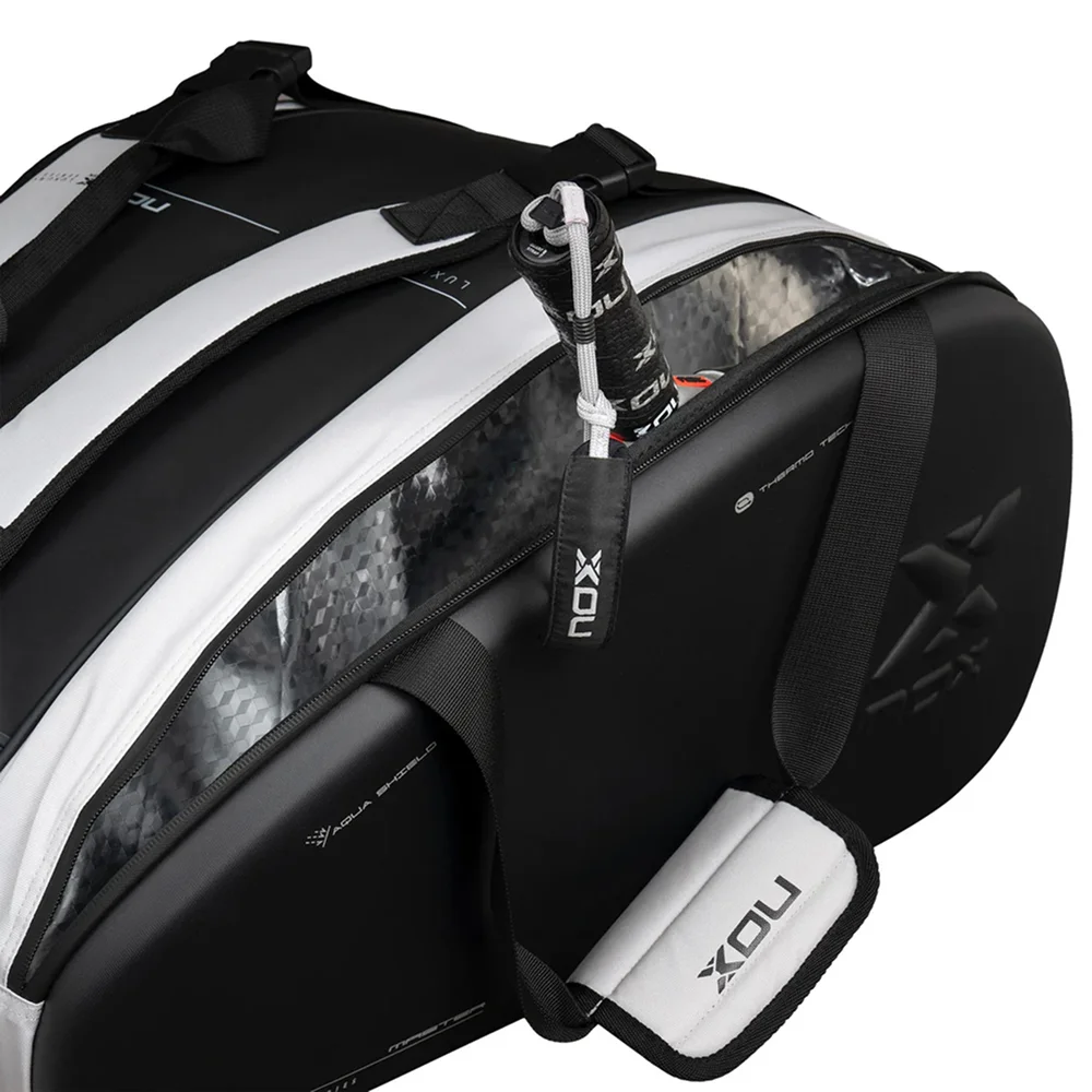 Nox Sports Bag Luxury Master Series Black White – saco desportivo premium com proteção térmica e design moderno - imagem 7
