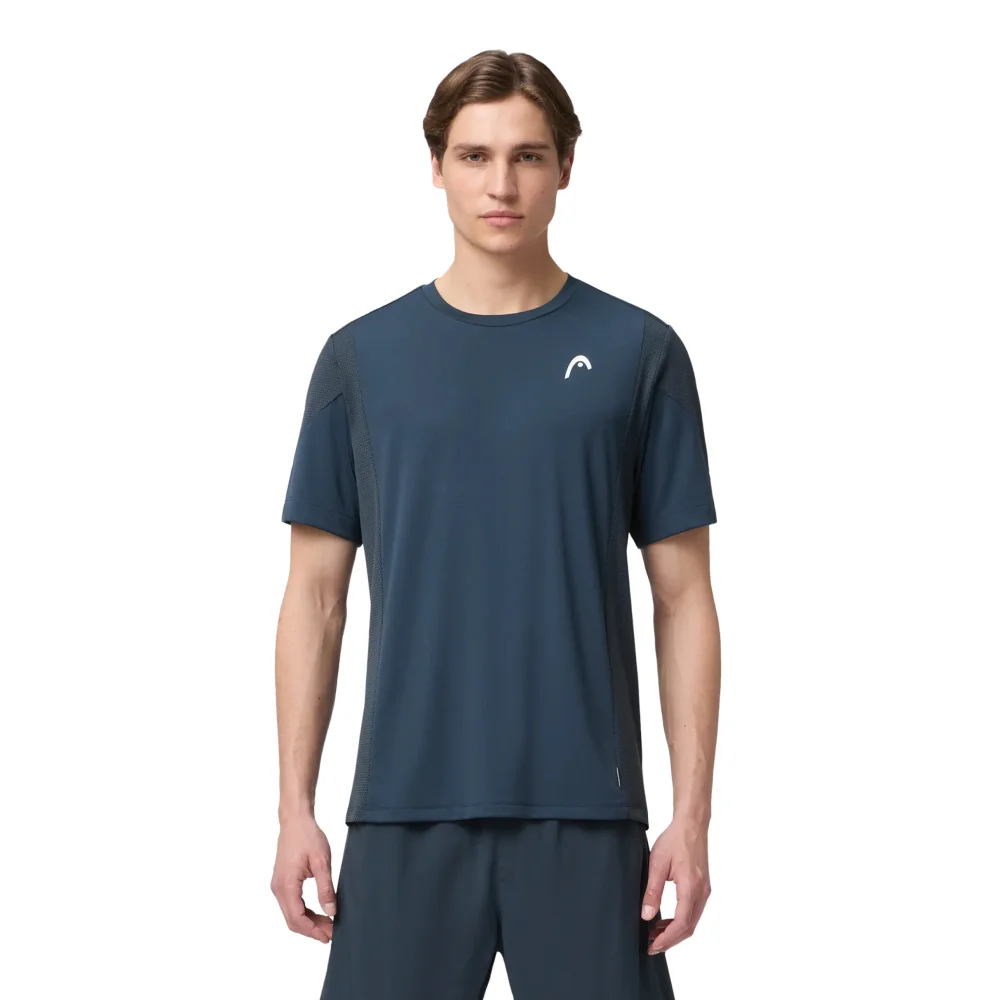 Head SLICE Men’s Tennis T-Shirt – Navy Blue - image 1