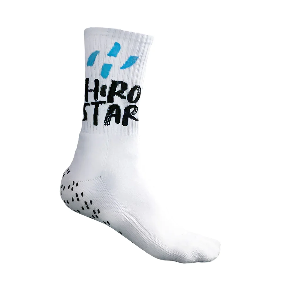 Hirostar Grip Force Anti-Slip Socks White – Perfect Padel and Active Lifestyle Socks - image 1