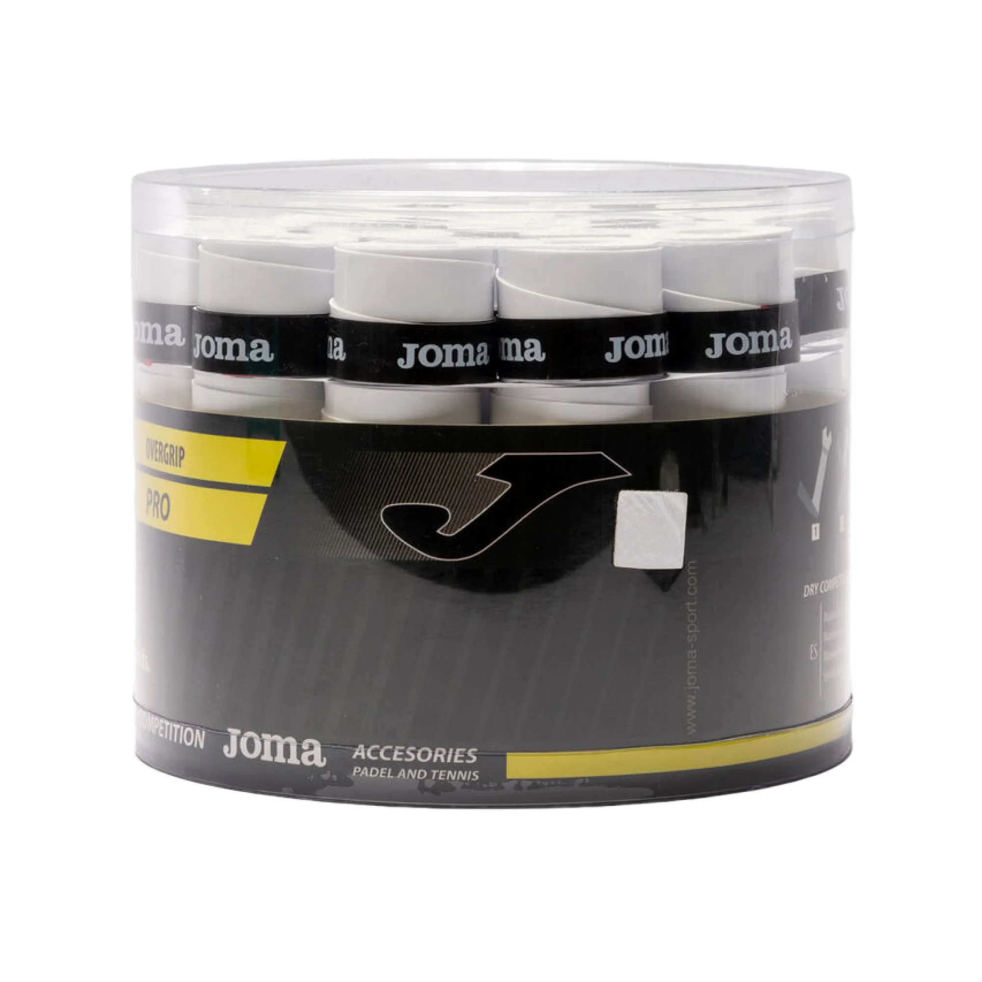 Joma Over-grip Dry Competition White – pega segura e conforto para raquetes de padel - imagem 2