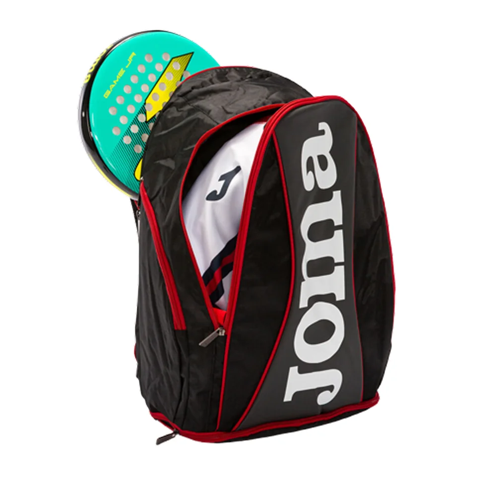 Joma Backpack Shoe Bag Open Black Red – mochila desportiva espaçosa com compartimento para calçado - imagem 2