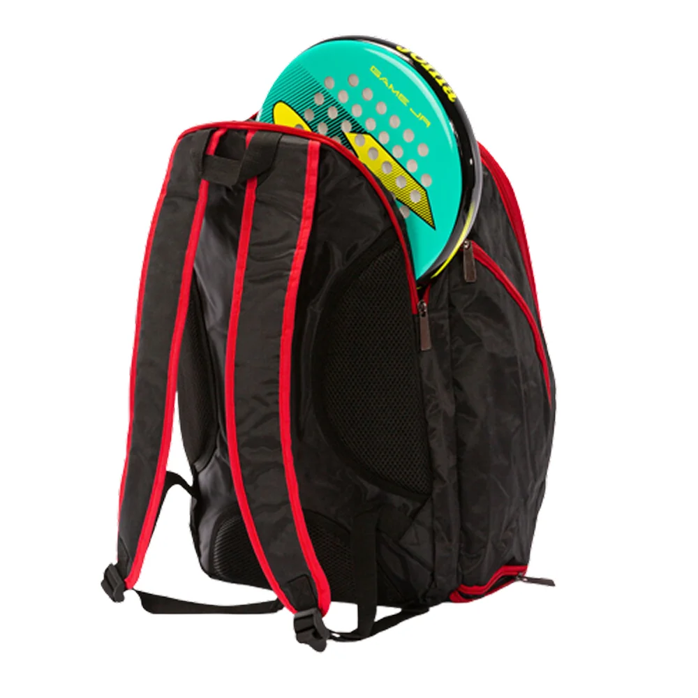 Joma Backpack Shoe Bag Open Black Red – mochila desportiva espaçosa com compartimento para calçado - imagem 5