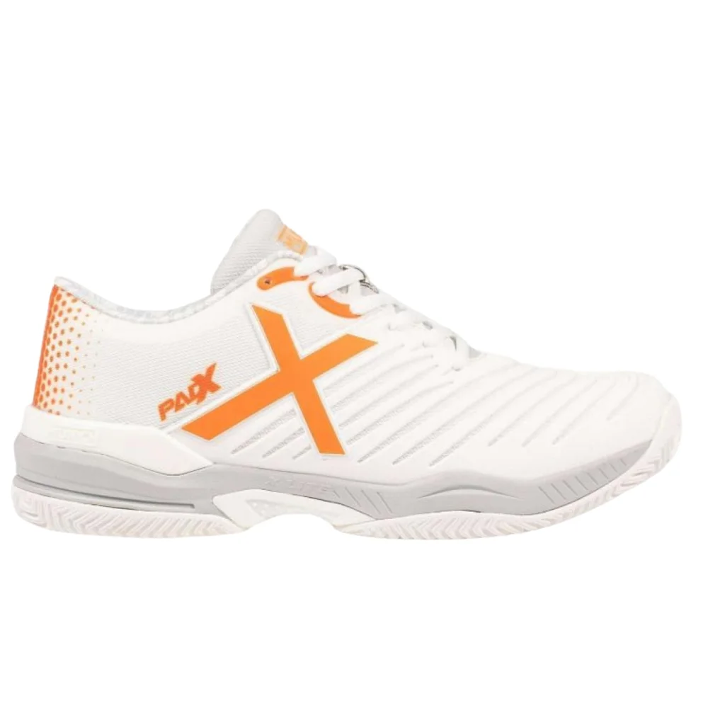 Munich Padx 60 White/Orange – Durable Padel Shoes - image 1