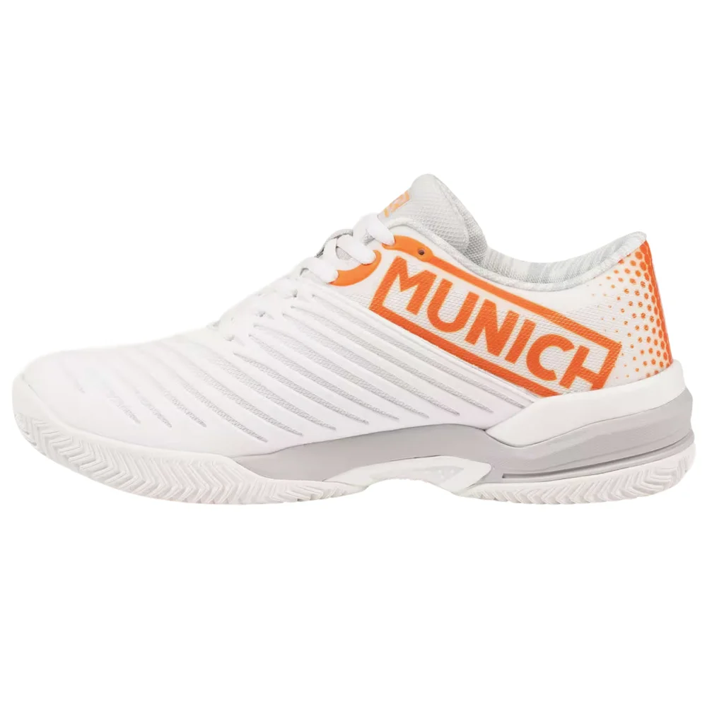 Munich Padx 60 White/Orange – Durable Padel Shoes - image 3