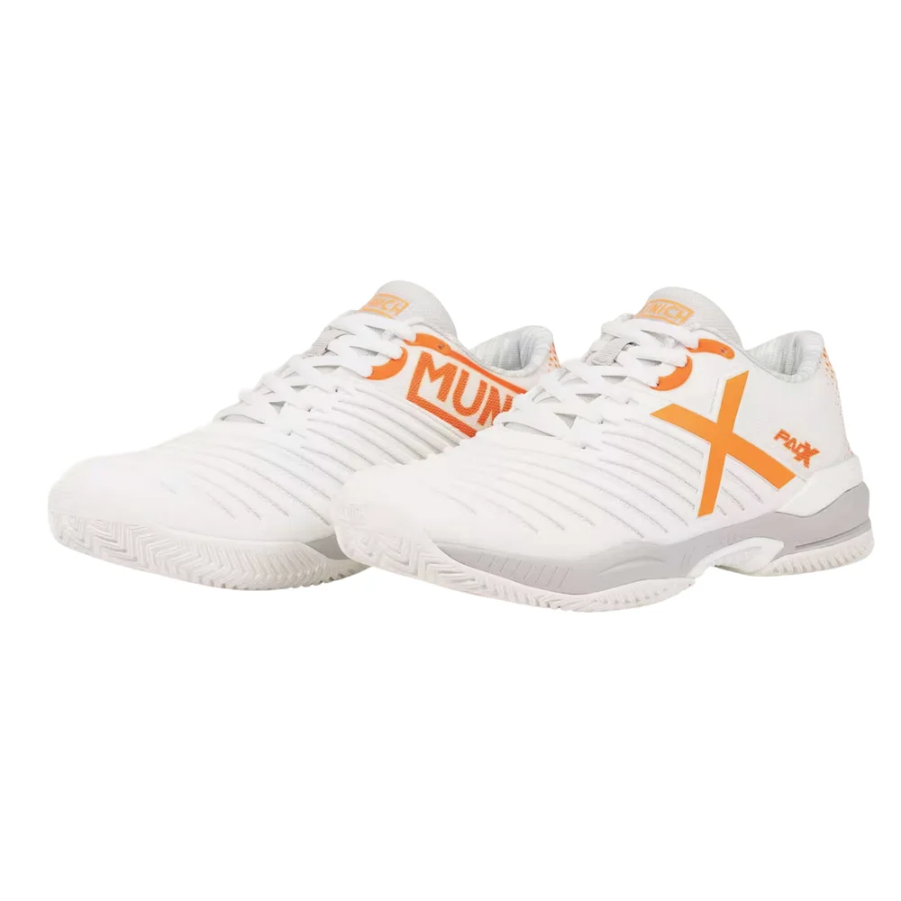 Munich Padx 60 White/Orange – Durable Padel Shoes - image 5