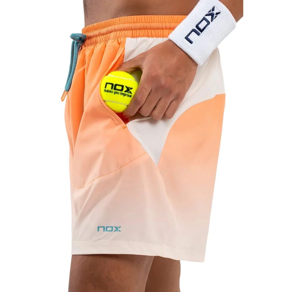 Nox Pro Men's Short Mock Orange Degraded – men’s padel shorts Balance Fresh - image 3