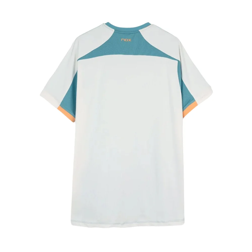 Nox Pro Men's T-shirt Dusty Turquoise – Breathable Padel Performance - image 2