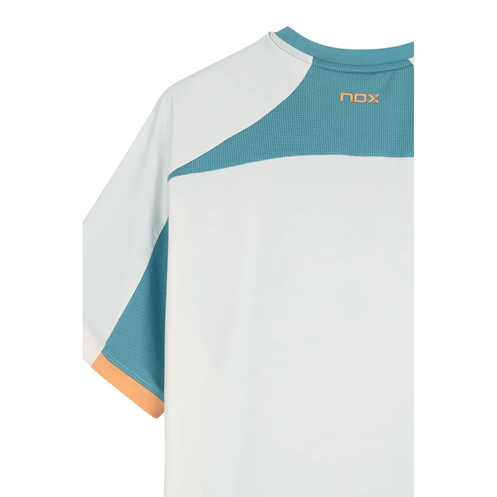 Nox Pro Men's T-shirt Dusty Turquoise – Breathable Padel Performance - image 3
