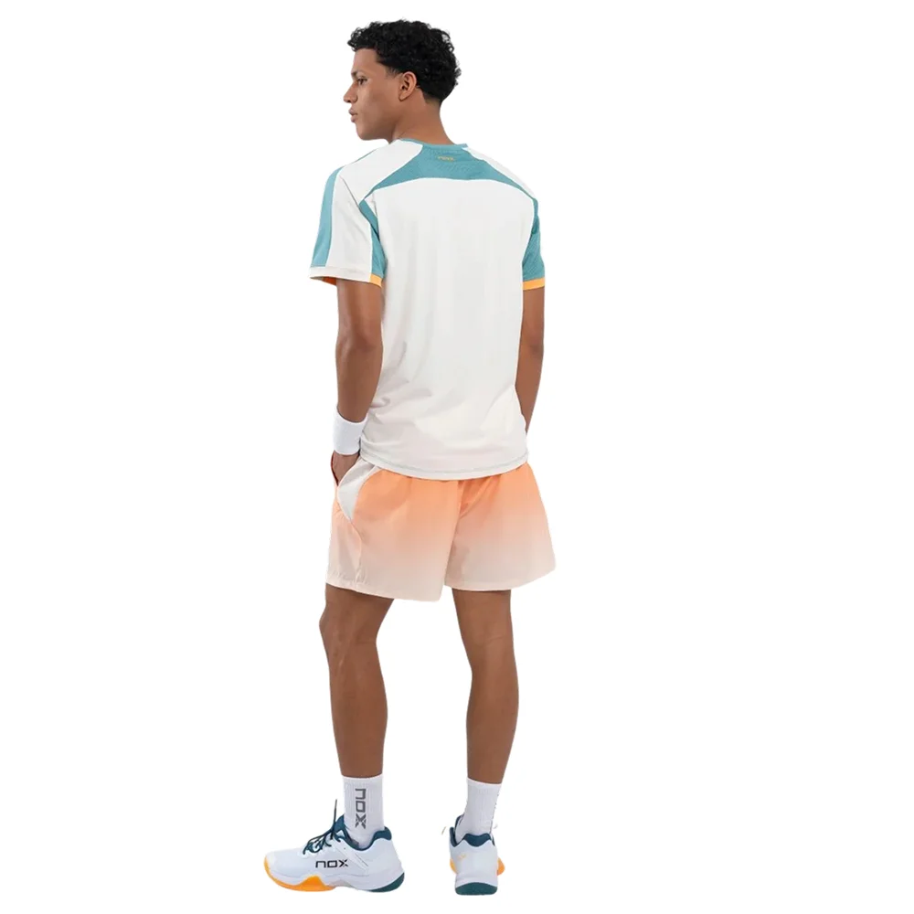 Nox Pro Men's T-shirt Dusty Turquoise – Breathable Padel Performance - image 5