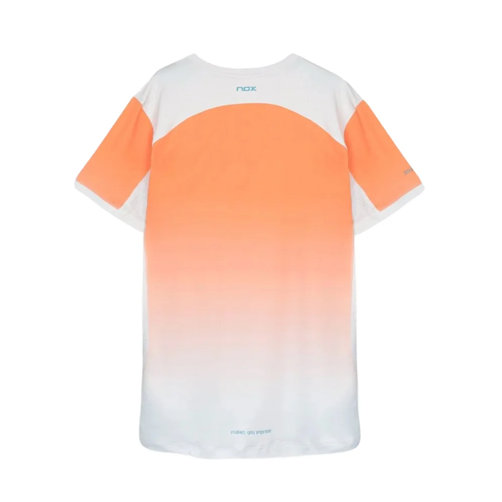 Nox Pro Orange Degraded – men’s padel t-shirt with breathability - image 2