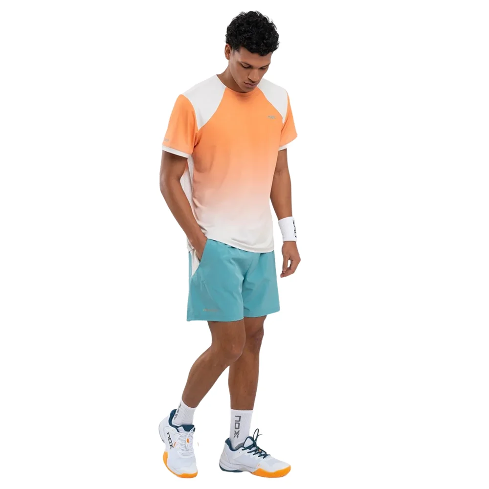 Nox Pro Orange Degraded – men’s padel t-shirt with breathability - image 4