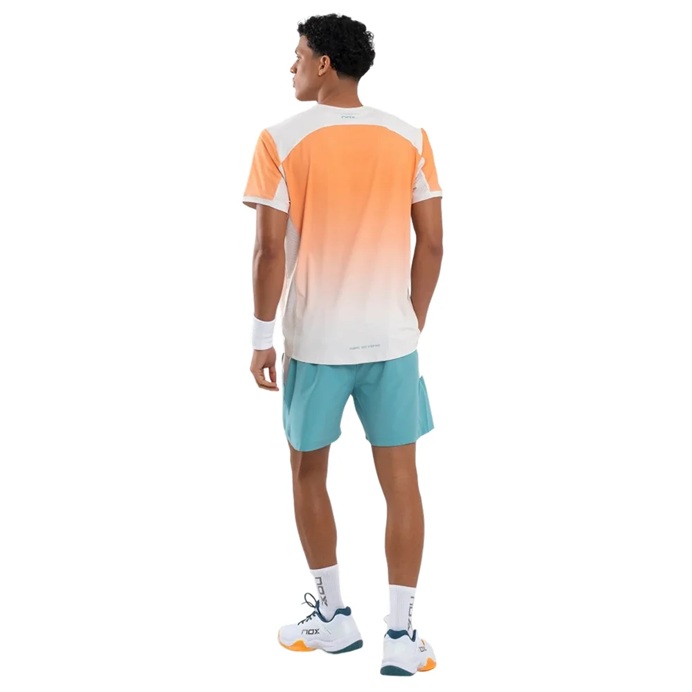 Nox Pro Orange Degraded – men’s padel t-shirt with breathability - image 5