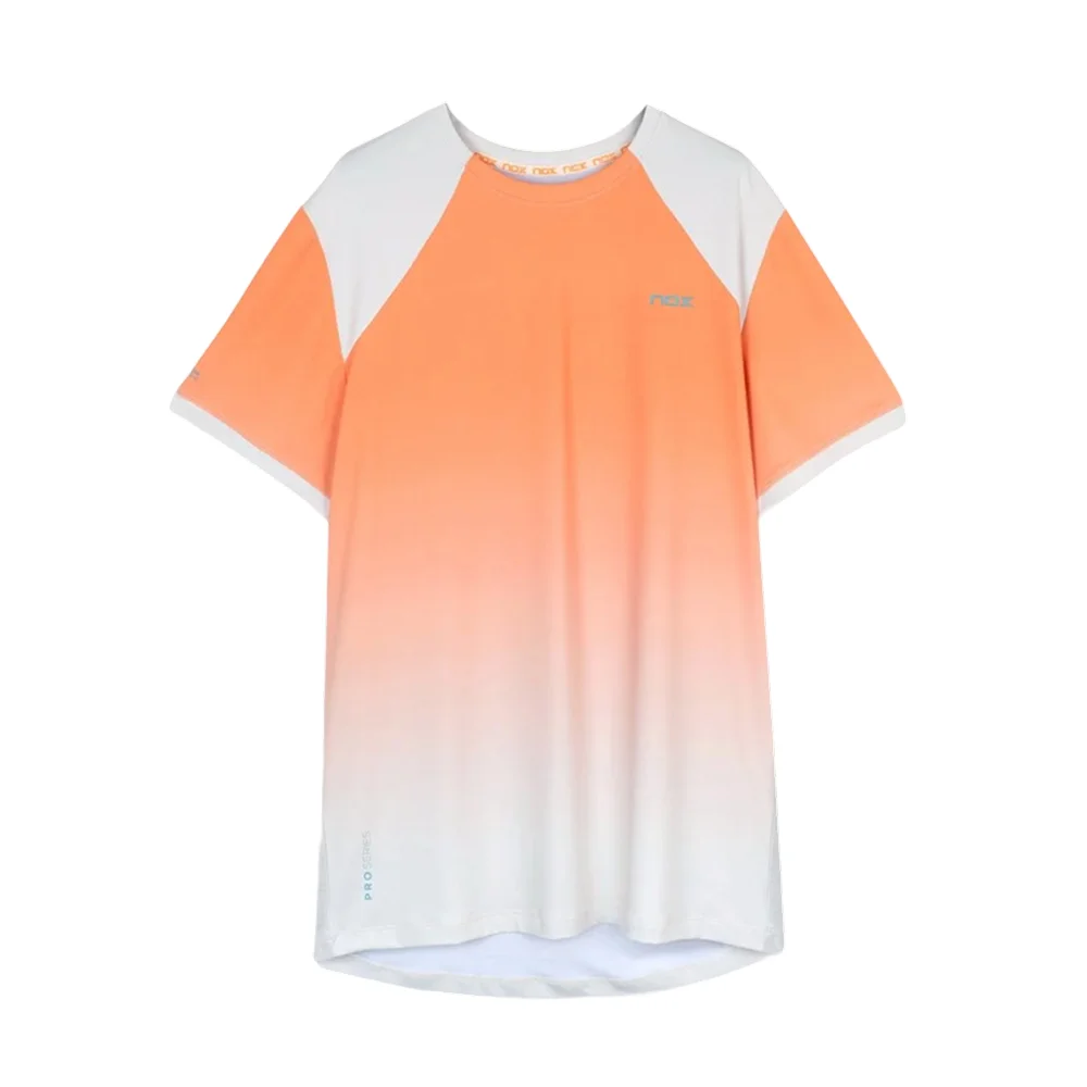 Nox Pro Orange Degraded – men’s padel t-shirt with breathability - image 1