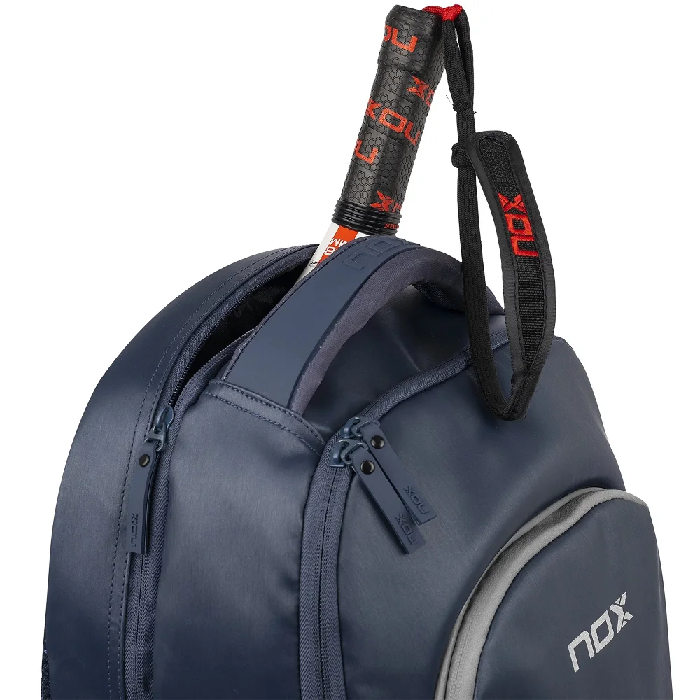 Mochila desportiva azul para padel com compartimento para calçado - imagem 5