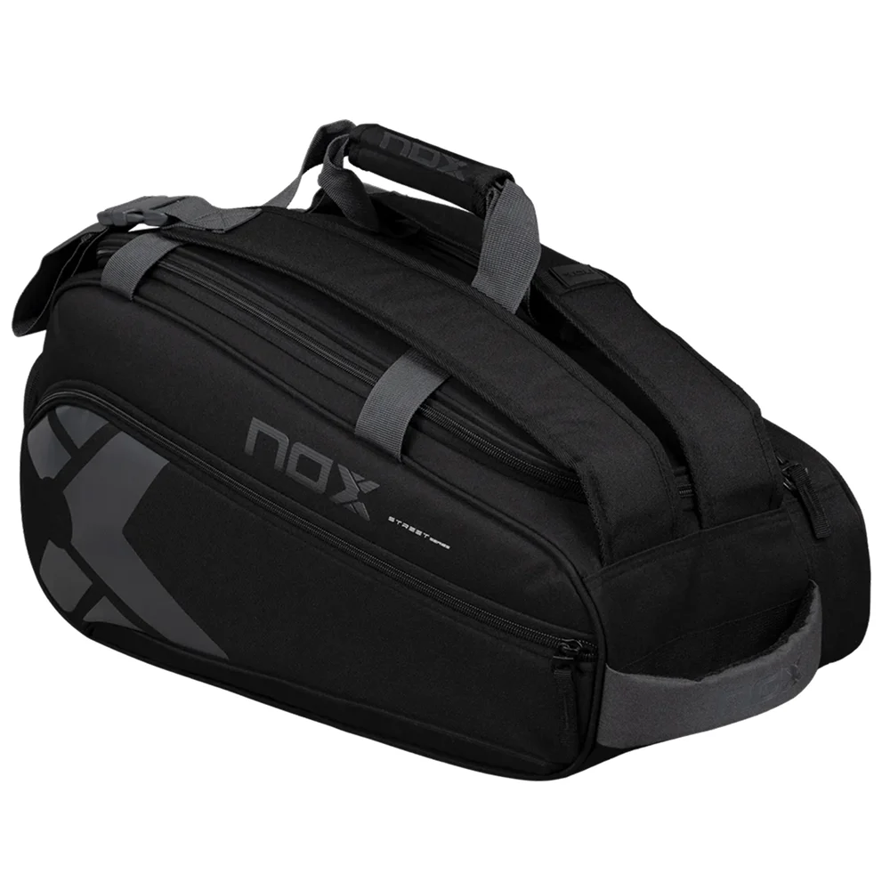 Nox Street Series Black Gray – black 45L paddle racquet bag with thermal protection and rigid base - image 1
