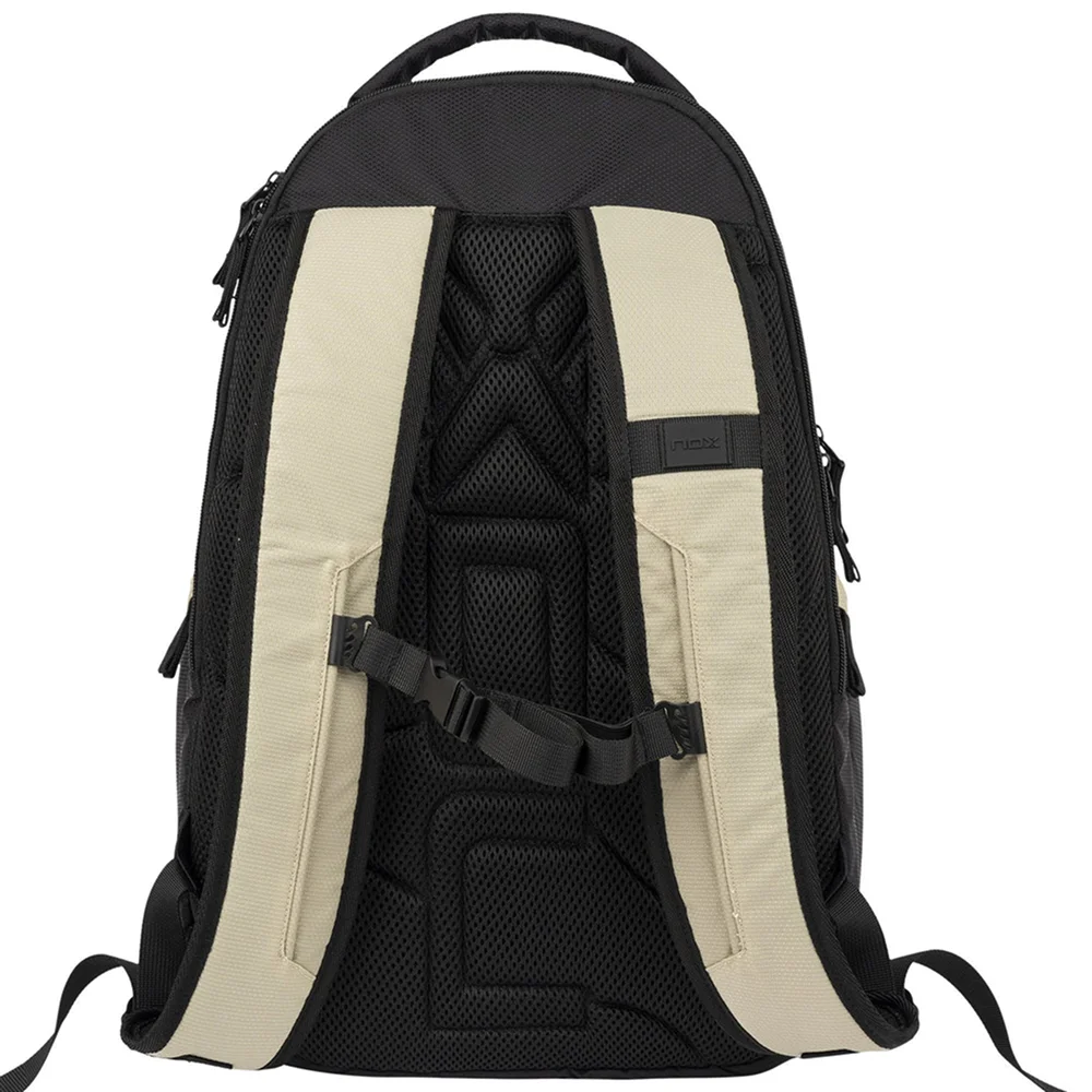 Nox Street Black Light Grey – mochila urbana de padel com compartimento ventilado para calçado - imagem 4