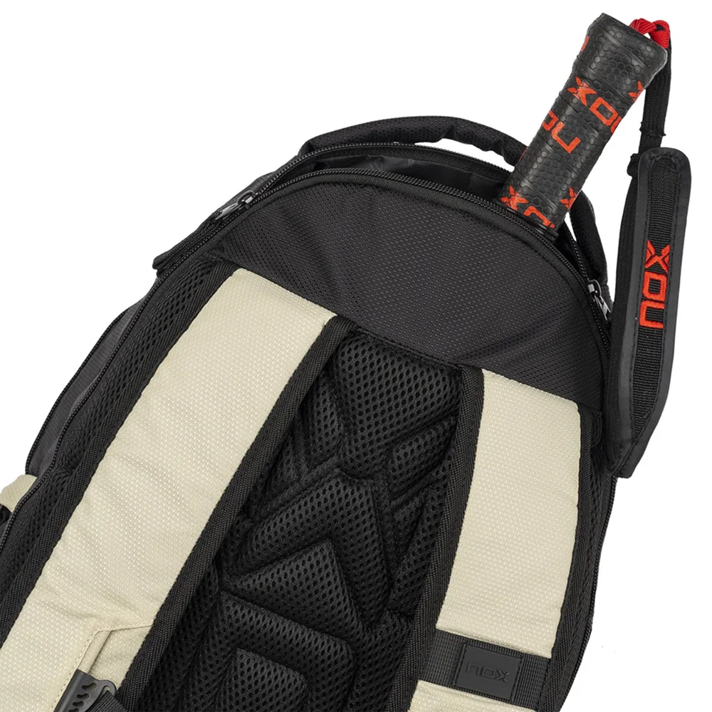 Nox Street Black Light Grey – mochila urbana de padel com compartimento ventilado para calçado - imagem 6