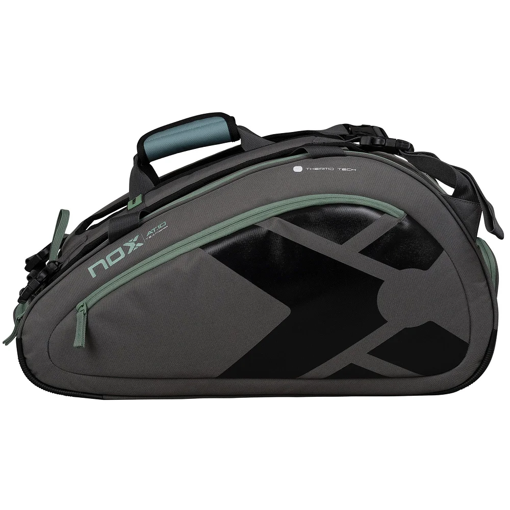 Nox Padelbag AT10 Team Grey Green – mala de padel elegante e funcional - imagem 2