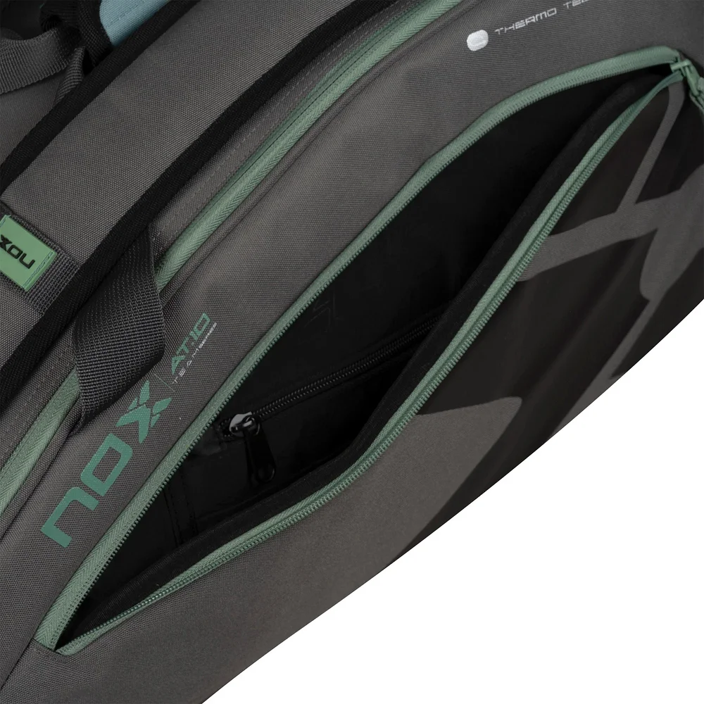 Nox Padelbag AT10 Team Grey Green – mala de padel elegante e funcional - imagem 4