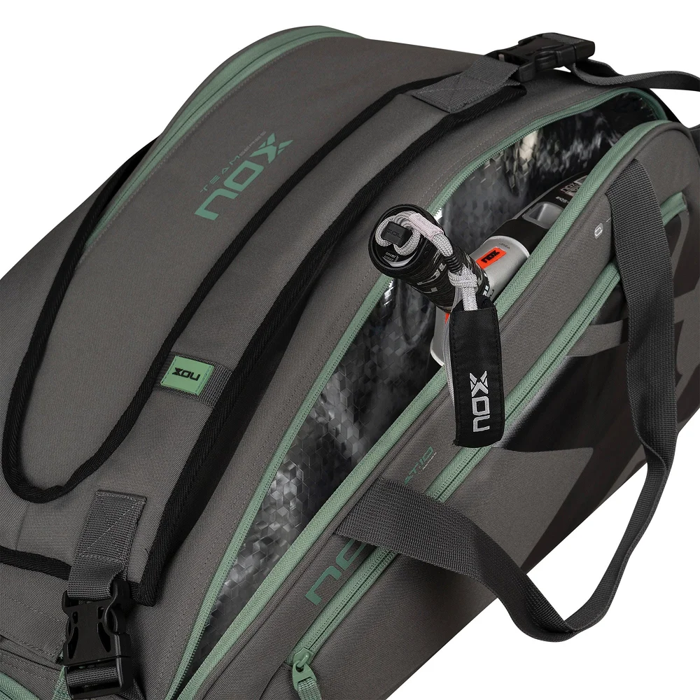 Nox Padelbag AT10 Team Grey Green – mala de padel elegante e funcional - imagem 5