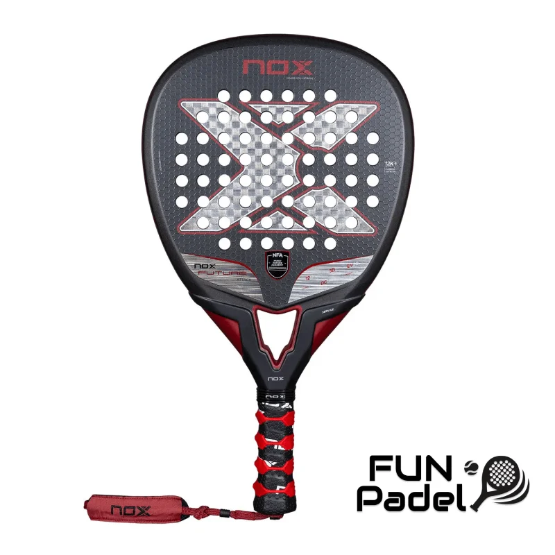 Nox Future Attack 12k Alum - Raquete agressiva para um estilo de jogo ofensivo - imagem 1