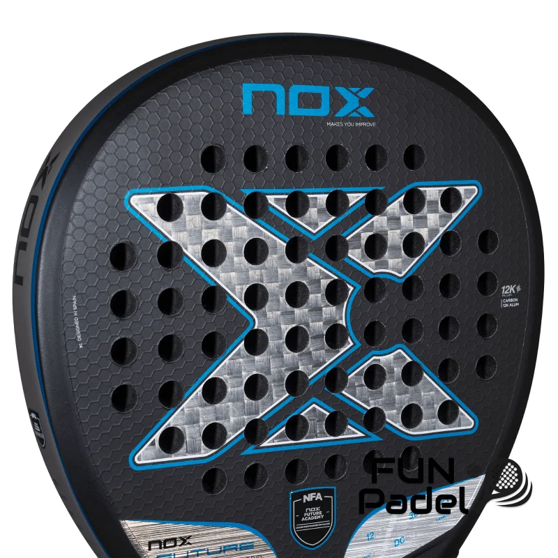 Nox Future Hybrid 12k Alum - Raquete inovadora com carbono 12K - imagem 3
