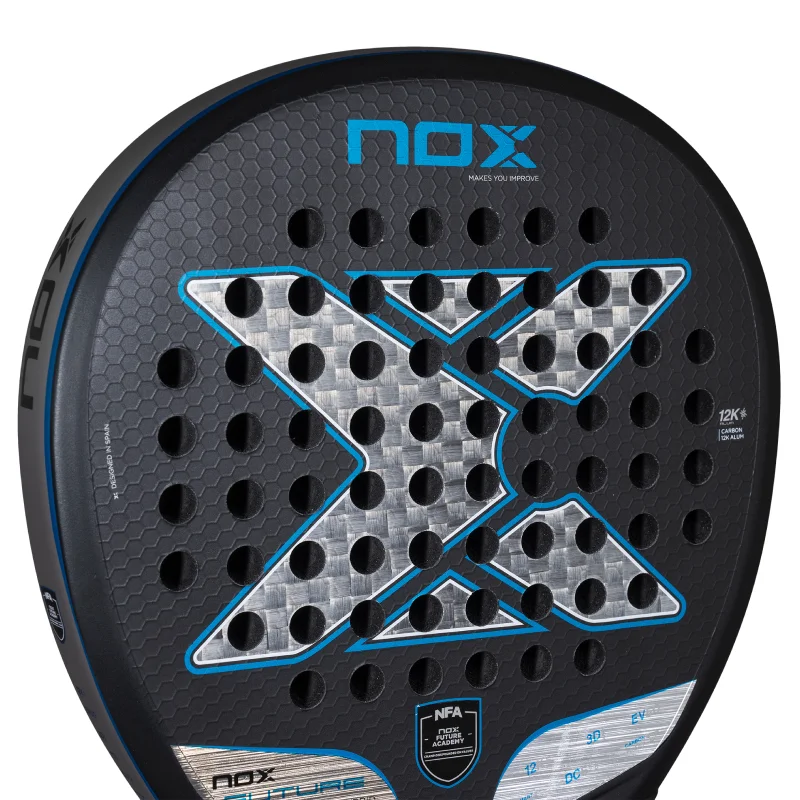 Nox Future Hybrid 12k Alum - Raquete inovadora com carbono 12K - imagem 3