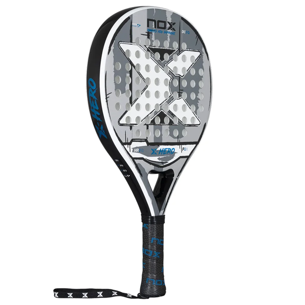 Nox X-Hero White — raquete de padel branca leve com alto controlo - imagem 2