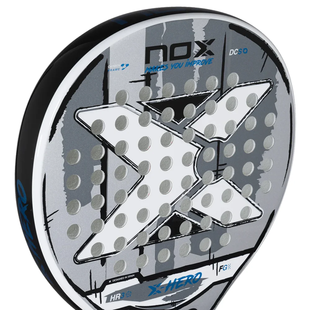 Nox X-Hero White — raquete de padel branca leve com alto controlo - imagem 5