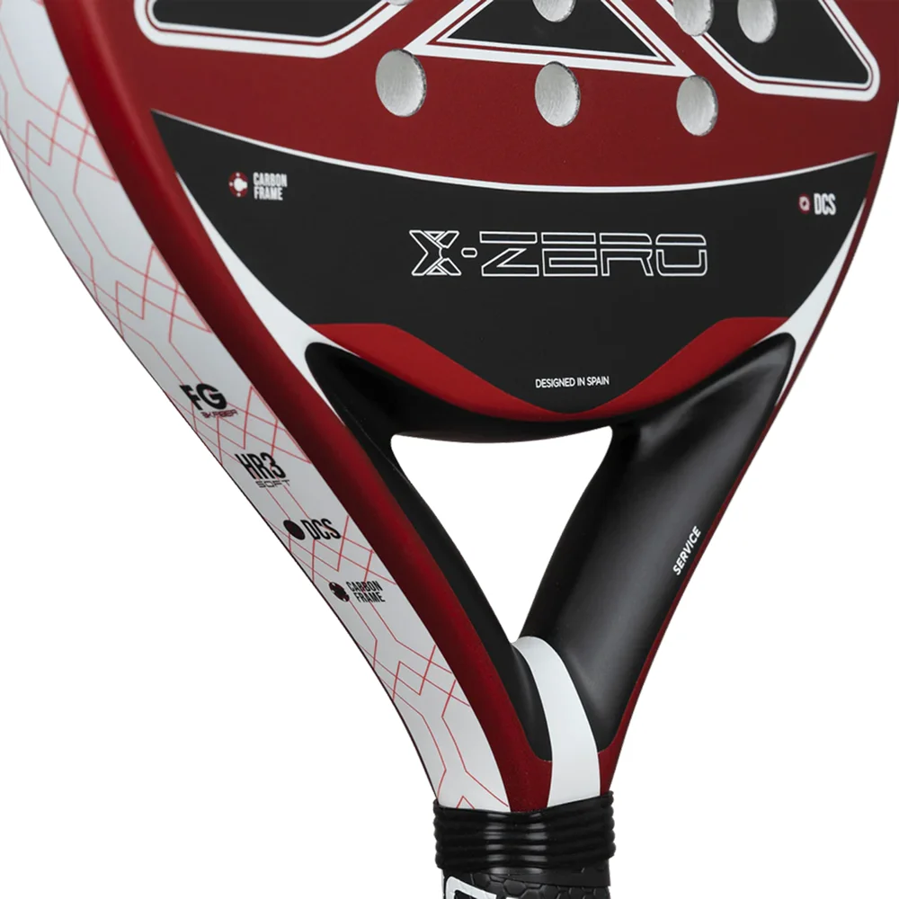 Nox X-Zero Red – round shape control padel racket with soft EVA foam - image 3