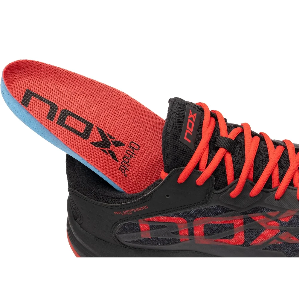 Nox AT10 LUX Black Red – Innovative Men’s Padel Shoes for Maximum Protection and Performance - image 10