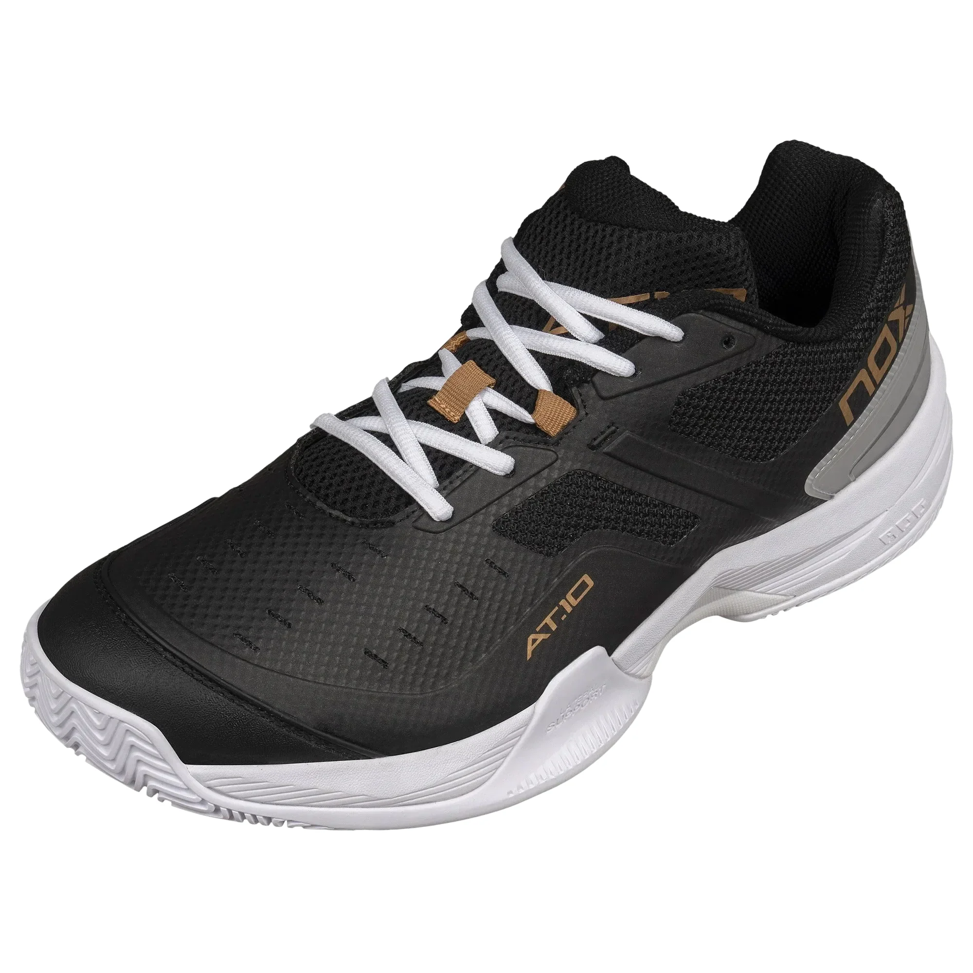 Nox AT10 PRO Black/Gold Edition 2024 – Sapatilhas de Padel Masculinas Inovadoras para Máximo Conforto e Desempenho - imagem 9