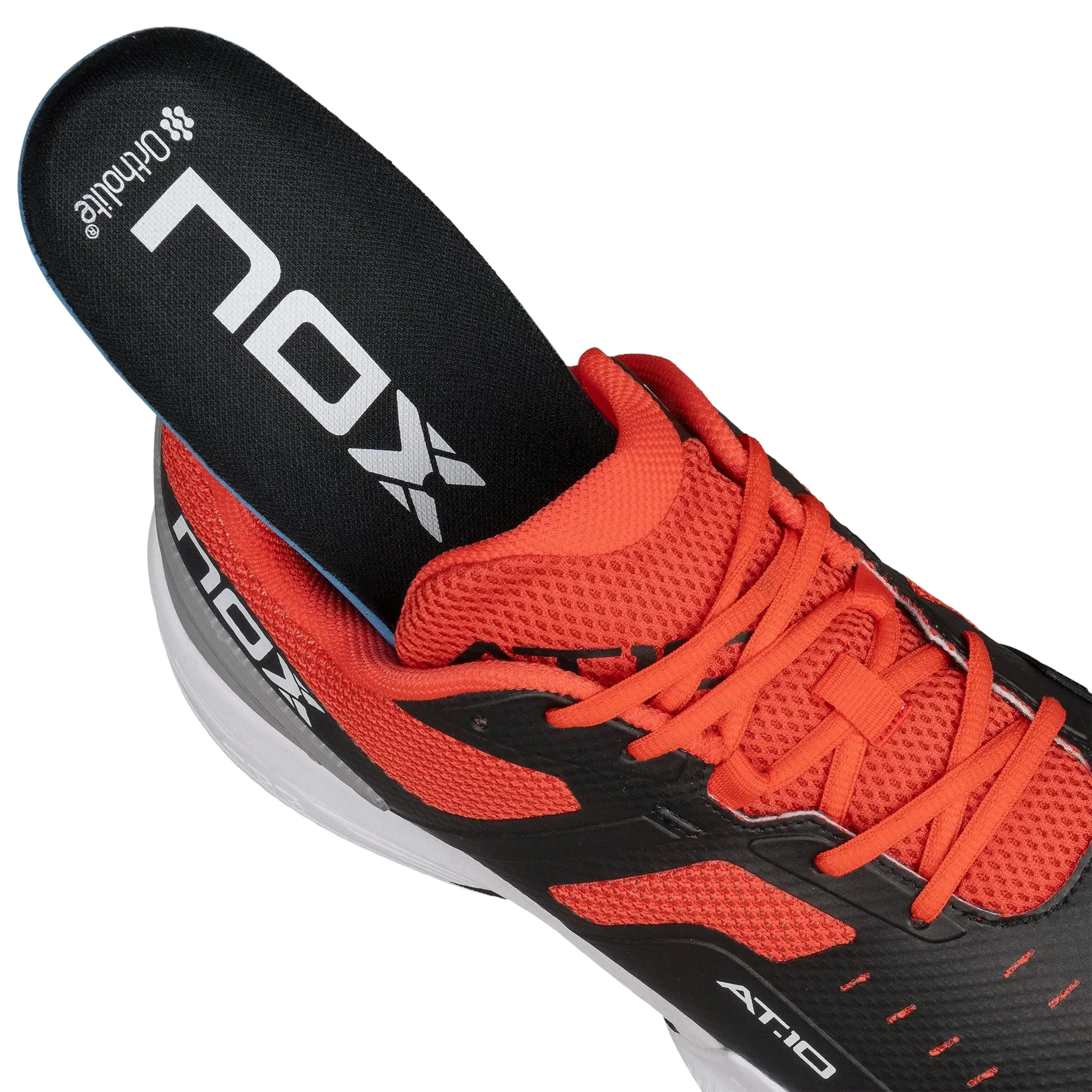 Nox AT10 PRO Black Red Edition 2024 – Sapatilhas de Padel Masculinas Inovadoras para Máximo Conforto e Desempenho - imagem 11