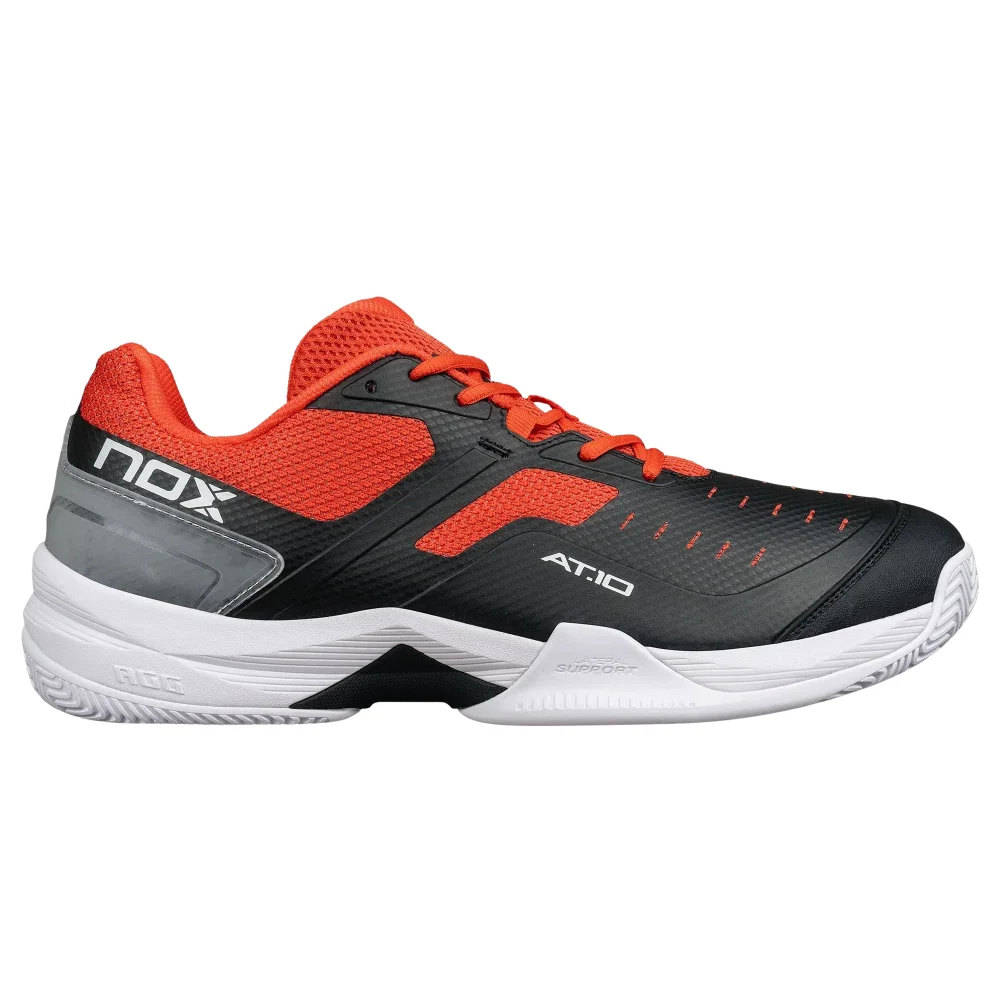 Nox AT10 PRO Black Red Edition 2024 – Innovative Men’s Padel Shoes for Maximum Comfort and Performance - image 1