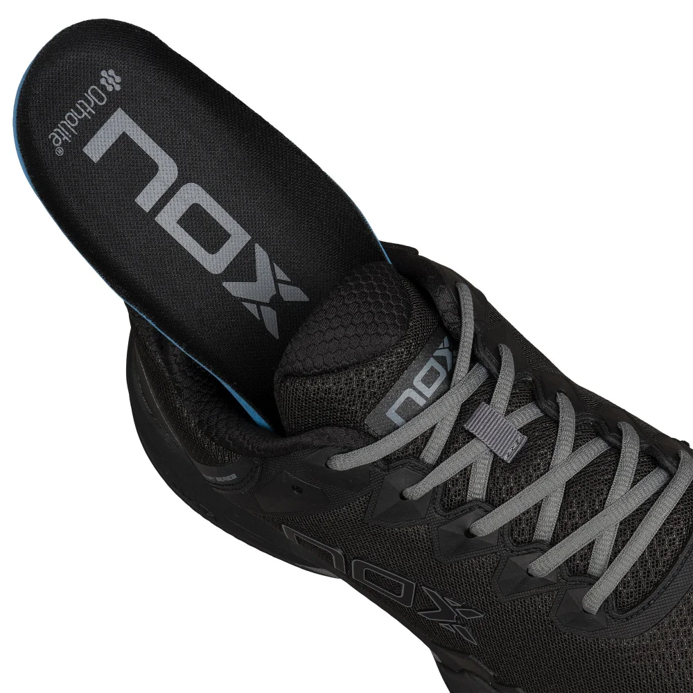 Sapatilhas de Padel Nox ML10 HEXA Black/Slate Grey Edition 2024 - imagem 11