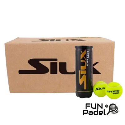 Siux MATCH PRO Padel Balls - Box of 24 Tubes (72 balls)