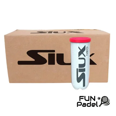 Siux NEO Padel Balls -  Box of 24 Tubes (72 balls)