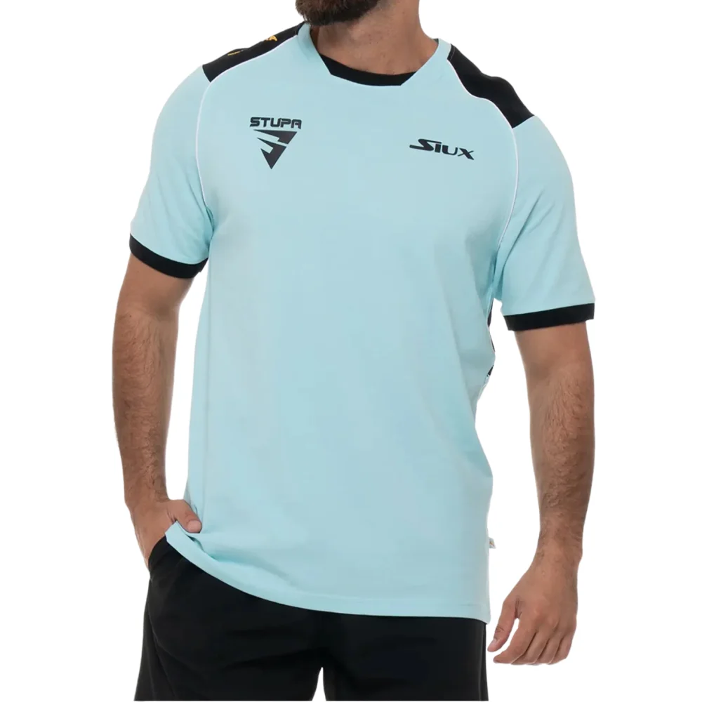 Siux Electra Stupa Cotton T-shirt Blue - Casual Lifestyle - image 1