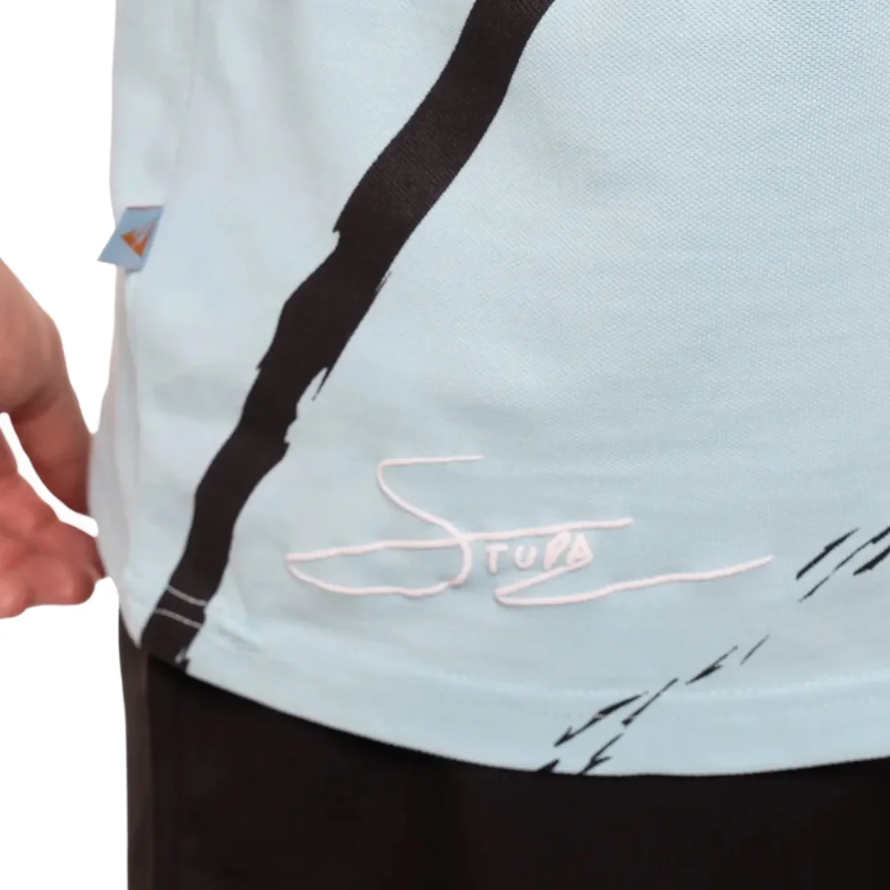 Siux Electra Stupa Cotton T-shirt Blue - Casual Lifestyle - image 4