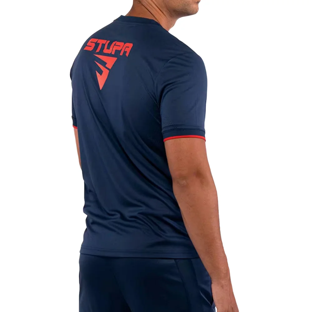 Siux Electra Stupa T-shirt Navy Blue - Franco Stupaczuk Official Replica - image 3