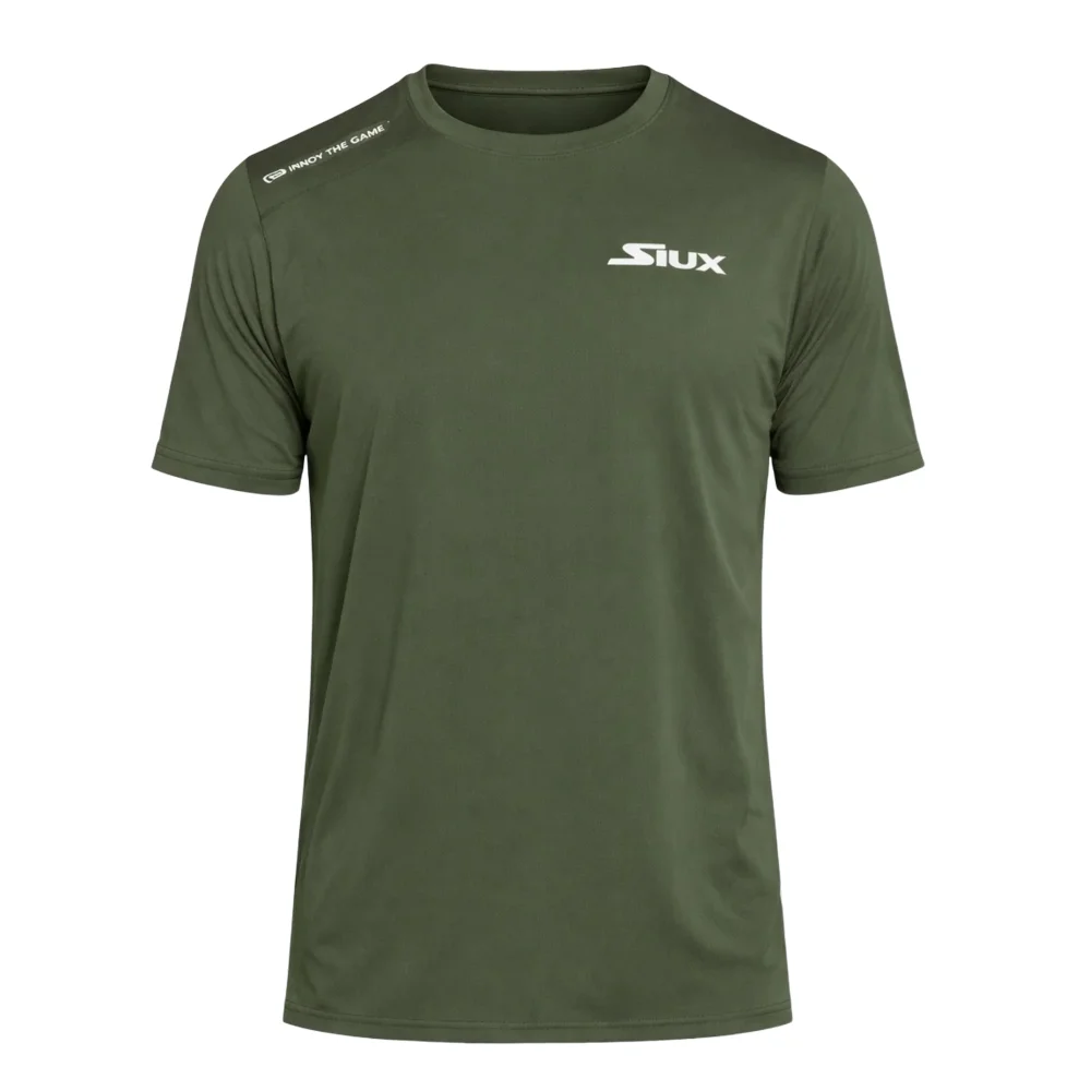 Siux Terra Men's T-shirt Green - Sustainable Padel Wear - image 1