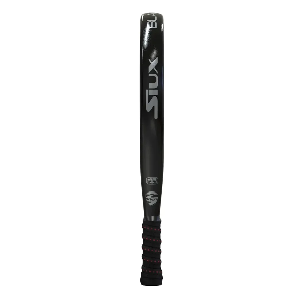 Siux Black Carbon Glossy Sandy – raquete de padel profissional com equilíbrio e controlo perfeitos - imagem 7
