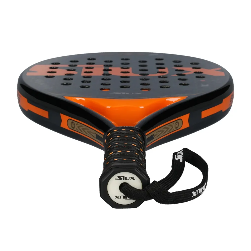Siux Black Carbon Revolution 2 Orange – raquete de padel profissional com excelente potência e controlo - imagem 3