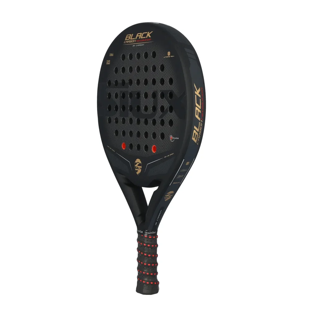 Siux Black Carbon Revolution 3K – raquete de padel profissional com potência e precisão - imagem 2